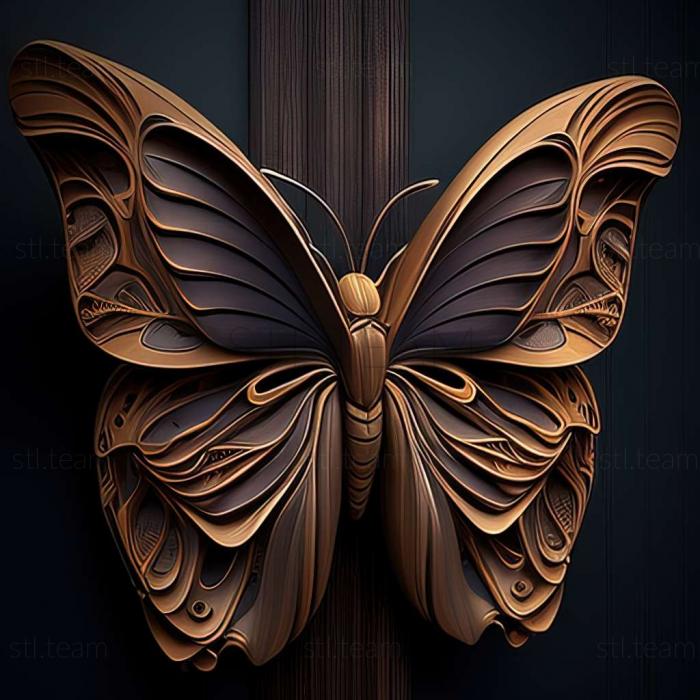 3D model Papilio arcturus (STL)